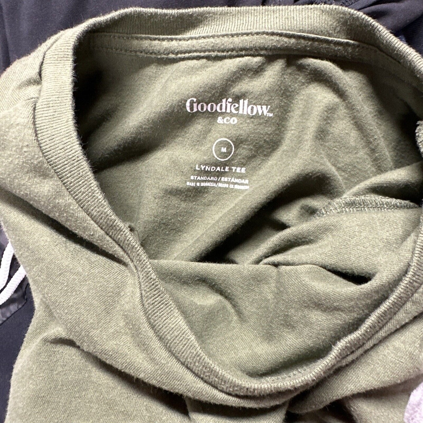 Men’s Olive Green Good Fellow Medium Lyndale Tee Tshirt