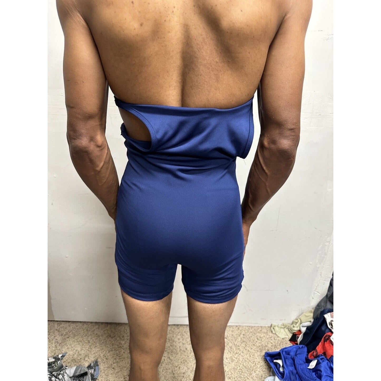 Youth Boy’s XL Wrestling Singlet Navy Blue