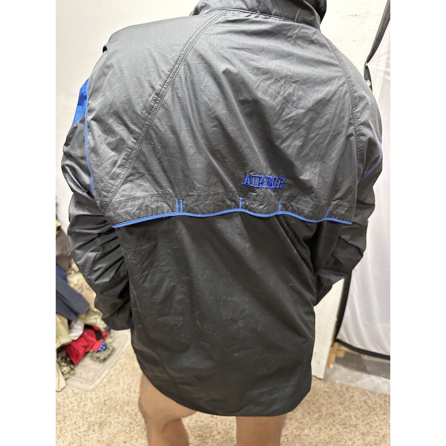 Men’s Nike Storm Fit Medium Blue USAFA Air Force Falcons Rain Jacket