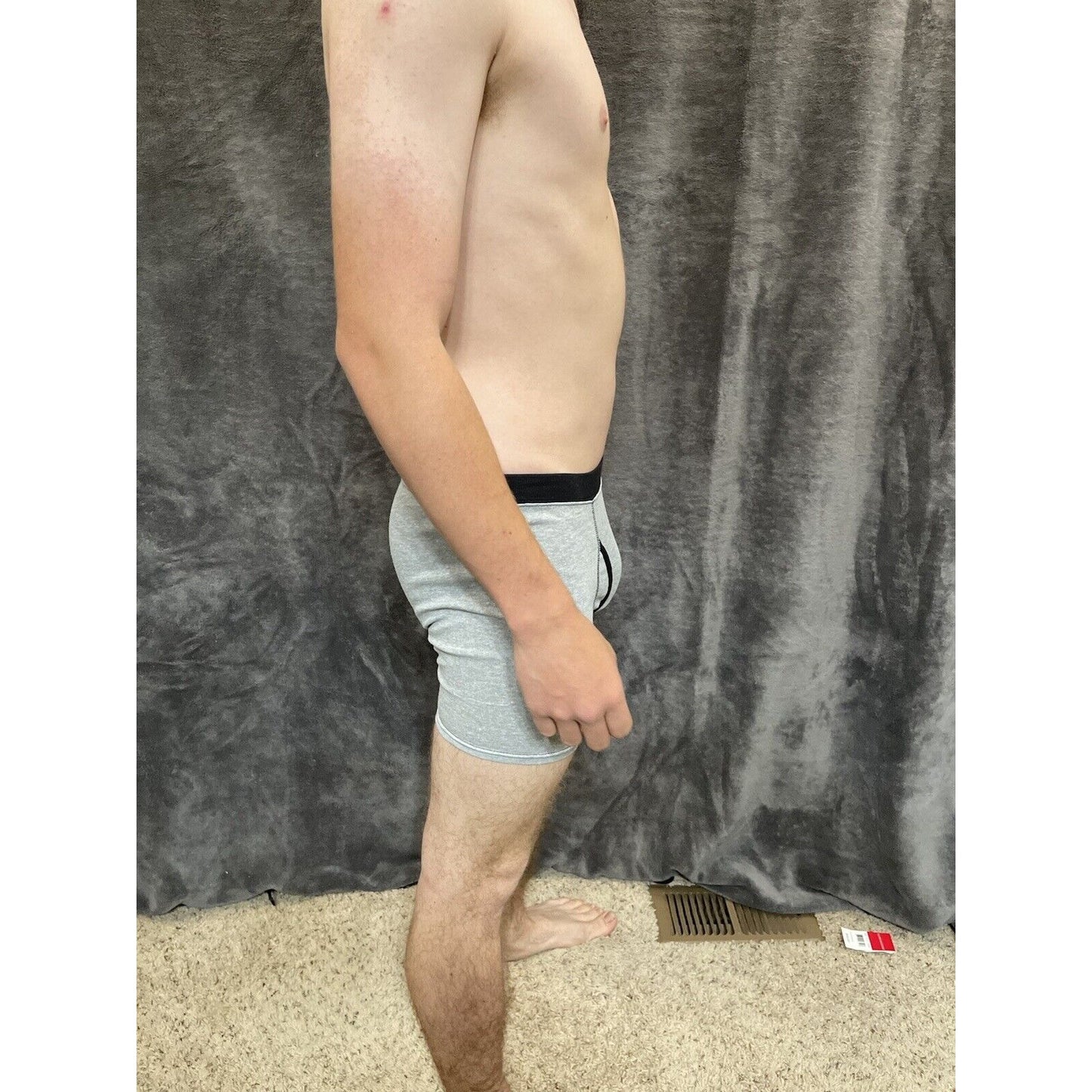 boy's XL gray hanes boxer brief