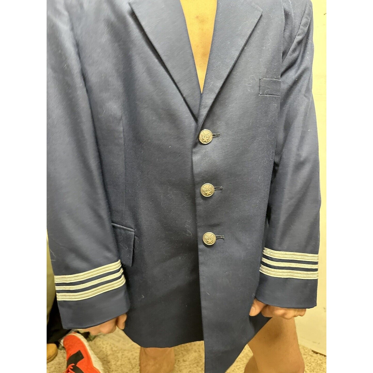Men’s Patriot Poly Wool American Craftsman 44 Regular Military Uniform Coat