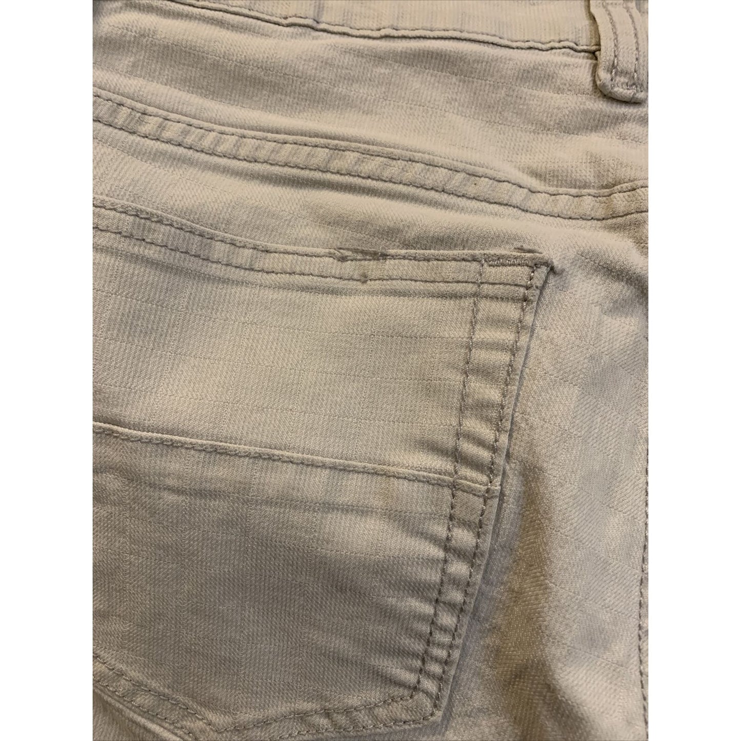 Kayden K Jeans Skinny Twill Denim Khaki / Cream