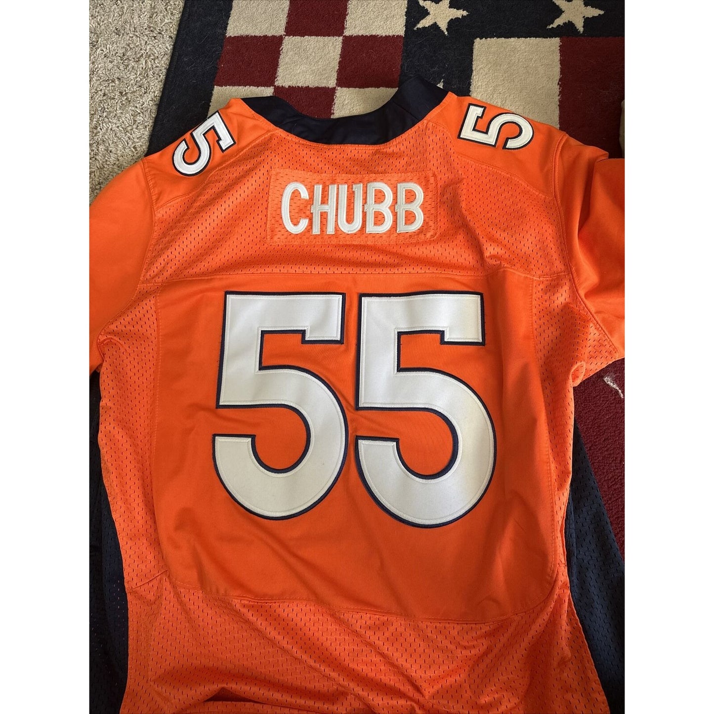 Bradley Chubb Denver Broncos Nike Game Player Jersey Men's Size 52 NFL #55 DEN