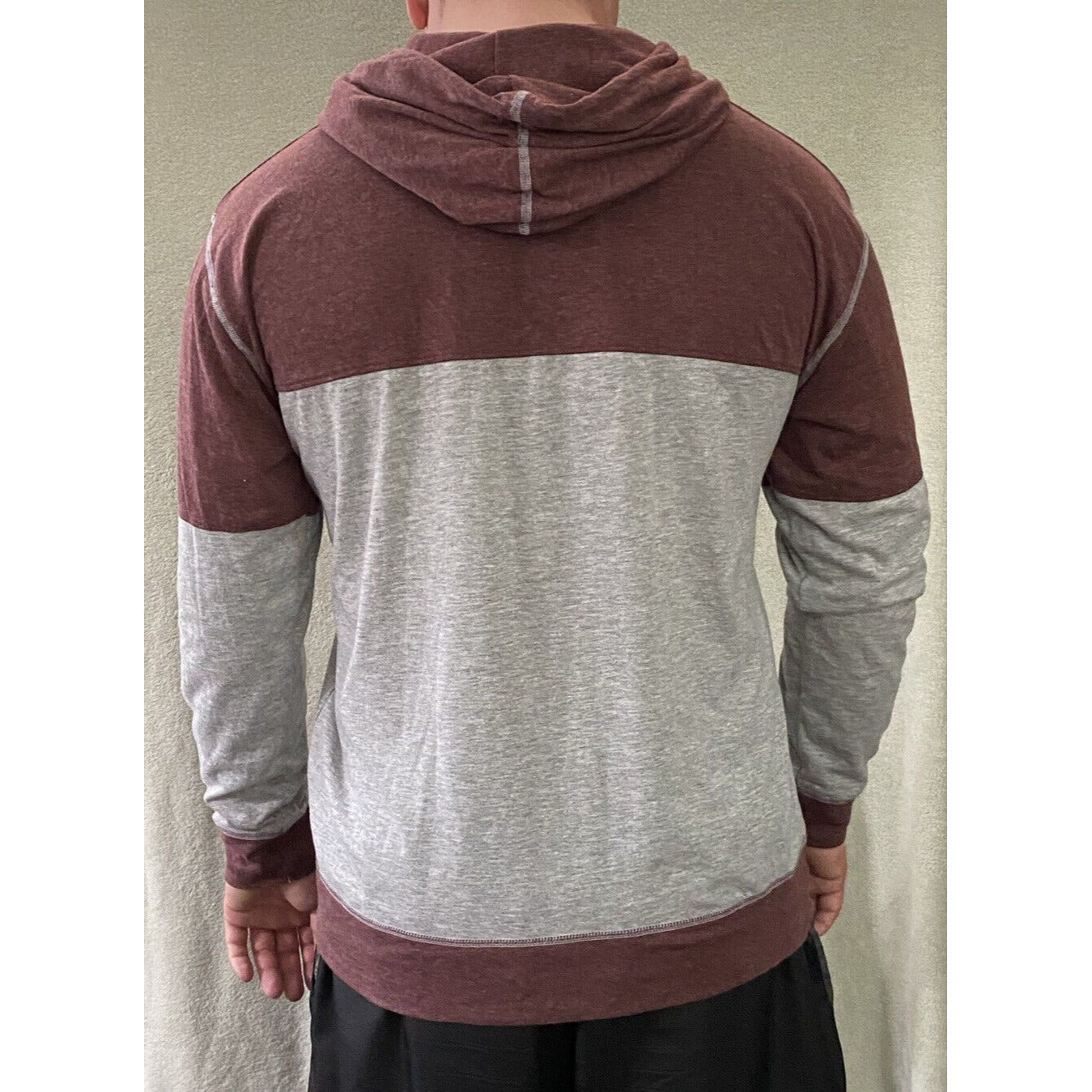 Champion MINNESOTA GOLDEN GOPHERS Men’s Large Burgundy Gray Sweatshirt Hoodie