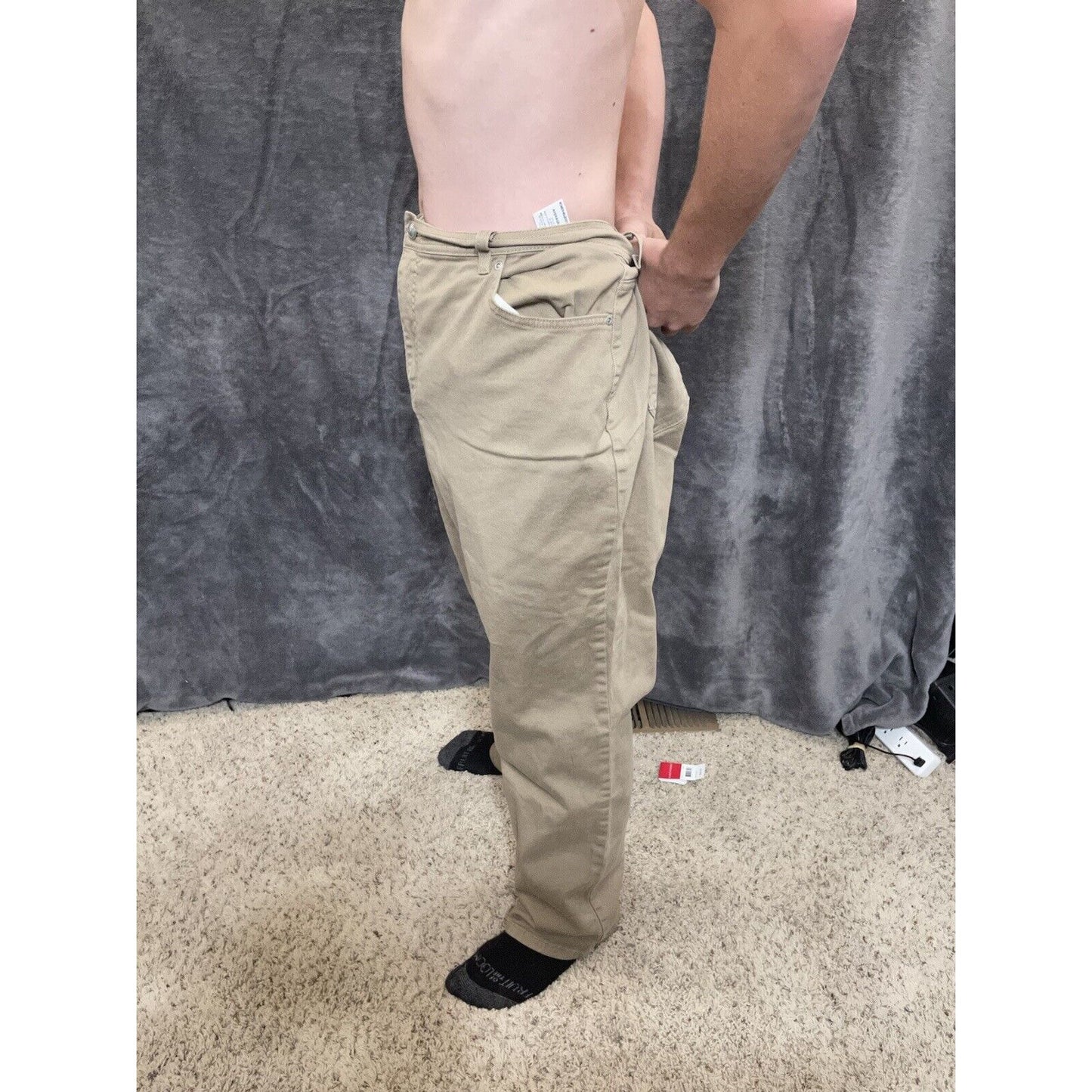 women's gloria vanderbilt khaki jeans 22w Cotton Spandex