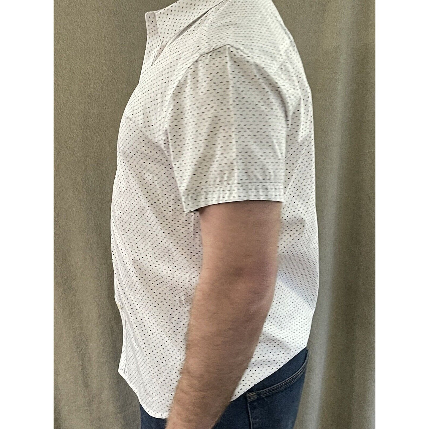 Men’s Kenneth Cole Large Button Shirt White