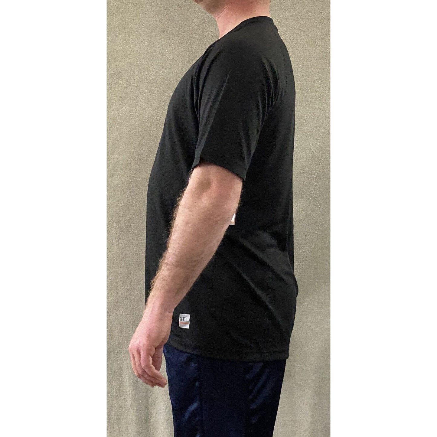 Soffe Extreme XT46 Training Men’s Medium Black & Camo Military Polyester T-shirt