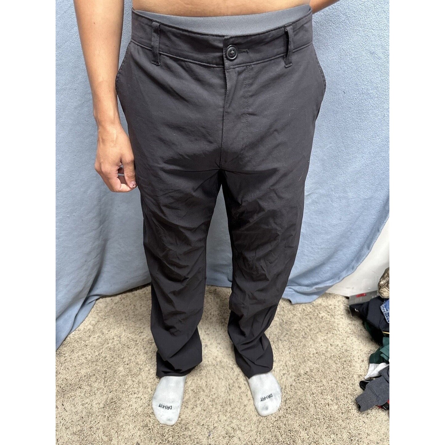 Men’s Union Bay 38x34 Black Nylon And Spandex Pants