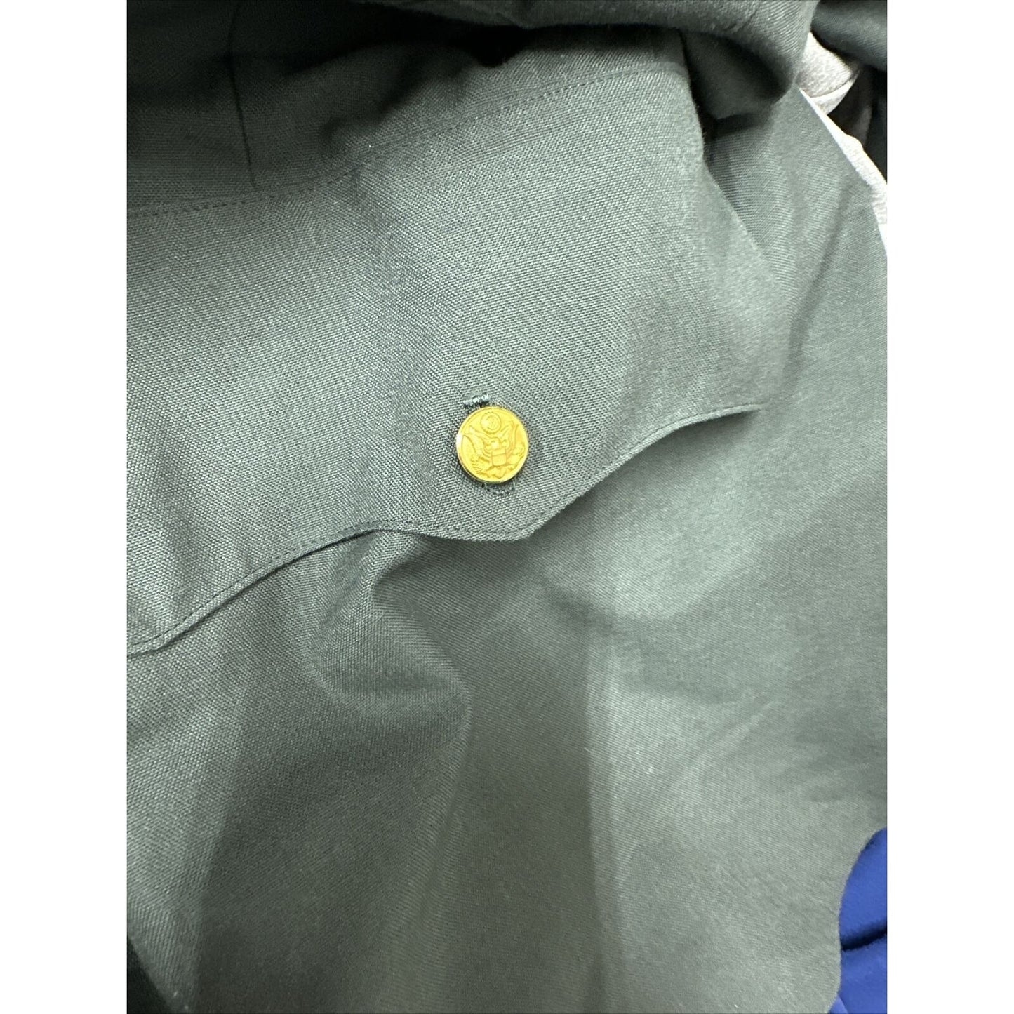 Men’s US Army Coat Jacket Uniform Top Service Dress Green 37R