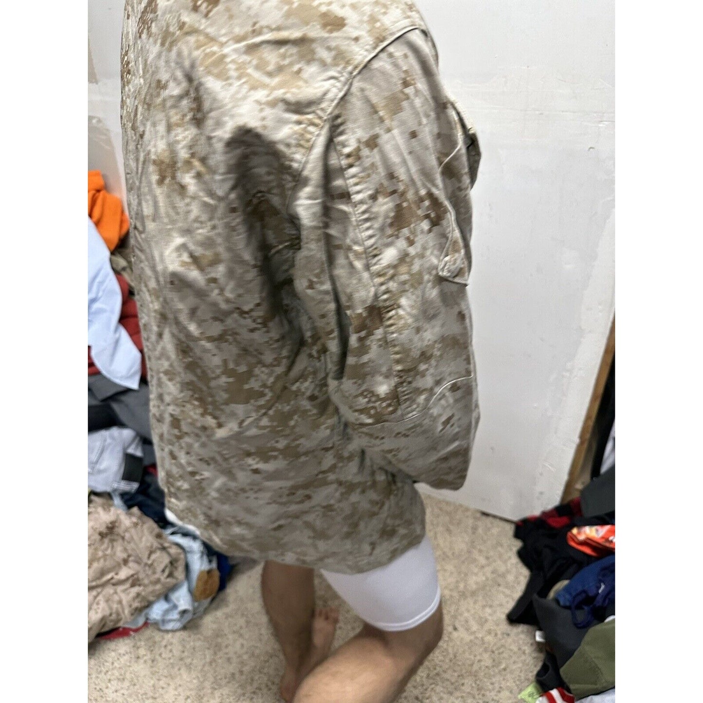 Men’s USMC Marine Corps Blouse Top Uniform Large Short