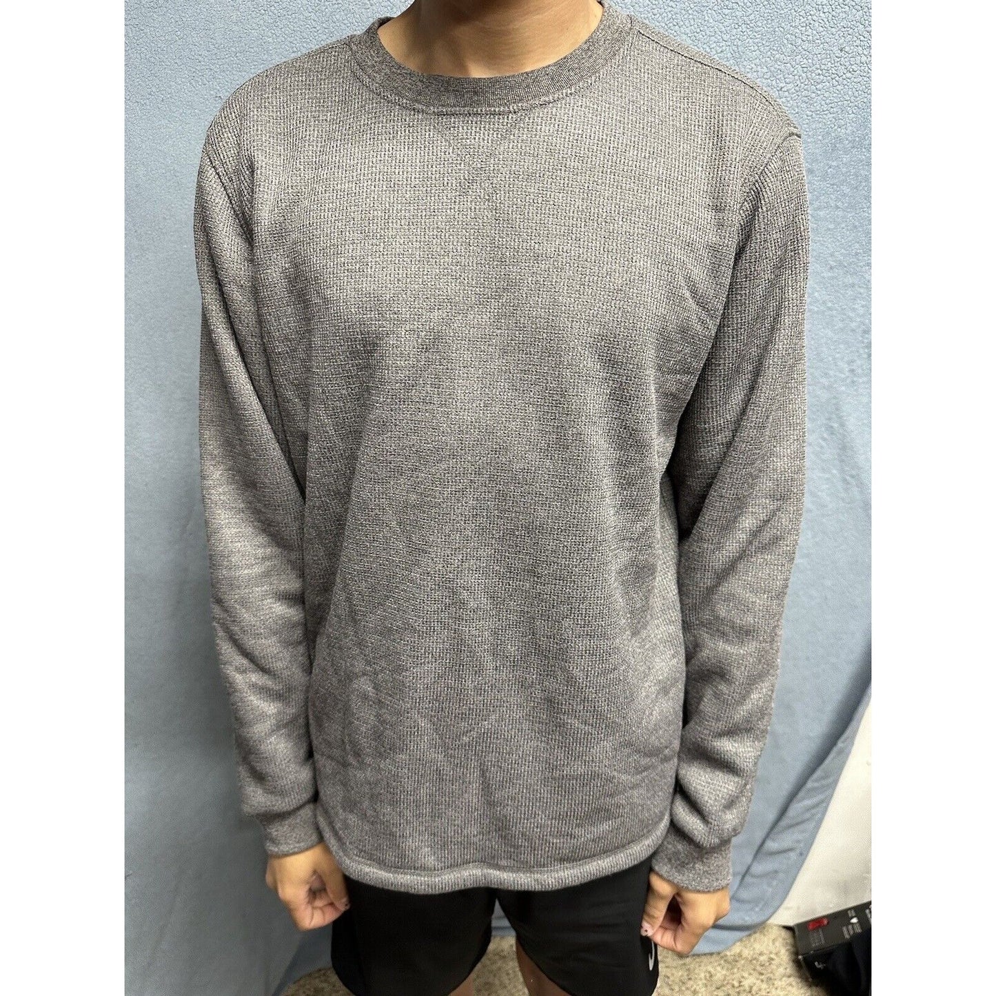 Men’s Pullover Gray B.C. Clothing Heritage Sweater Large