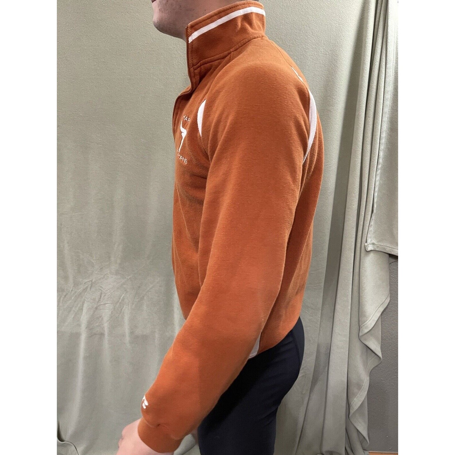 Russell Athletic Team Issue Small 1/4 Zip Harmony Longhorns