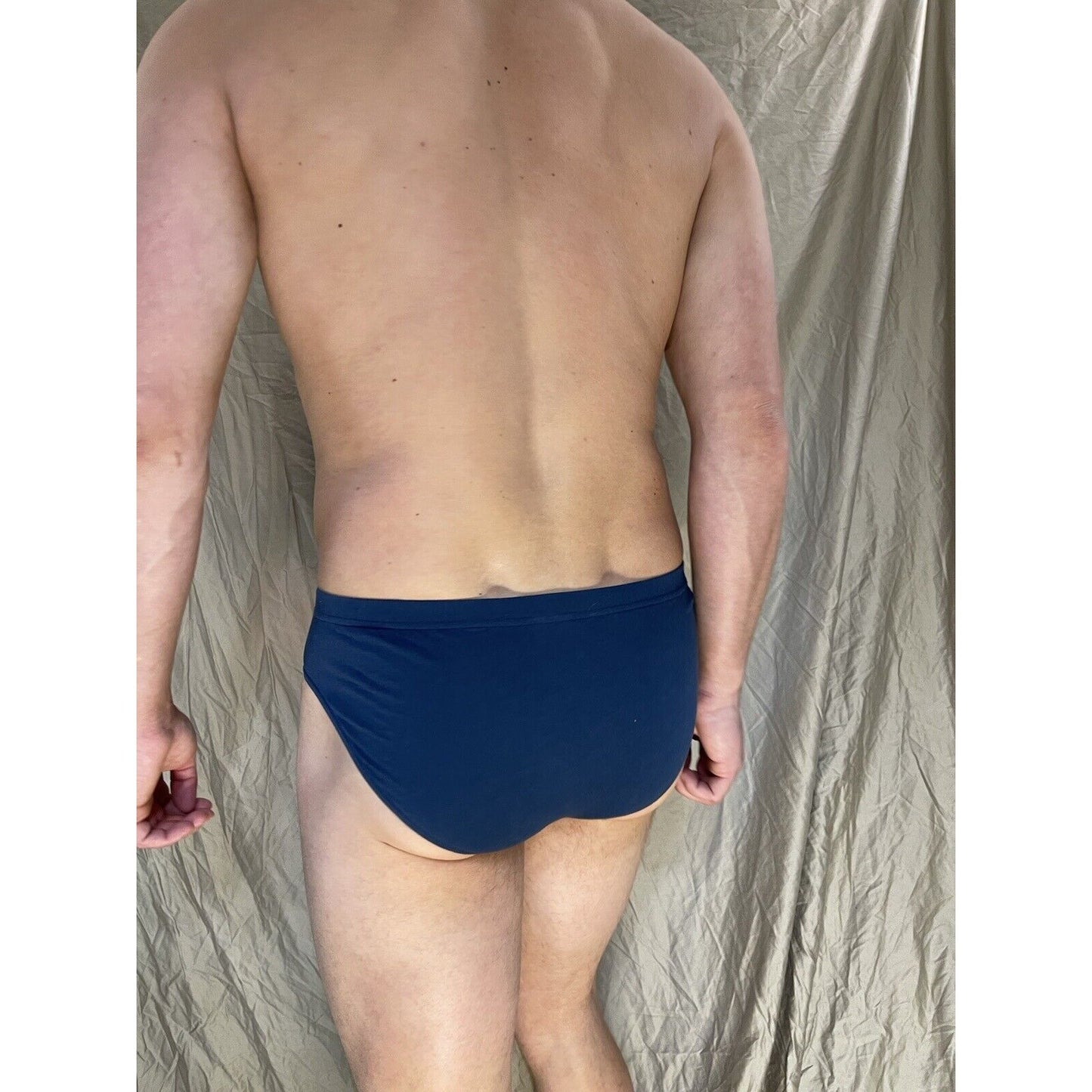 men's dark blue covington large brief