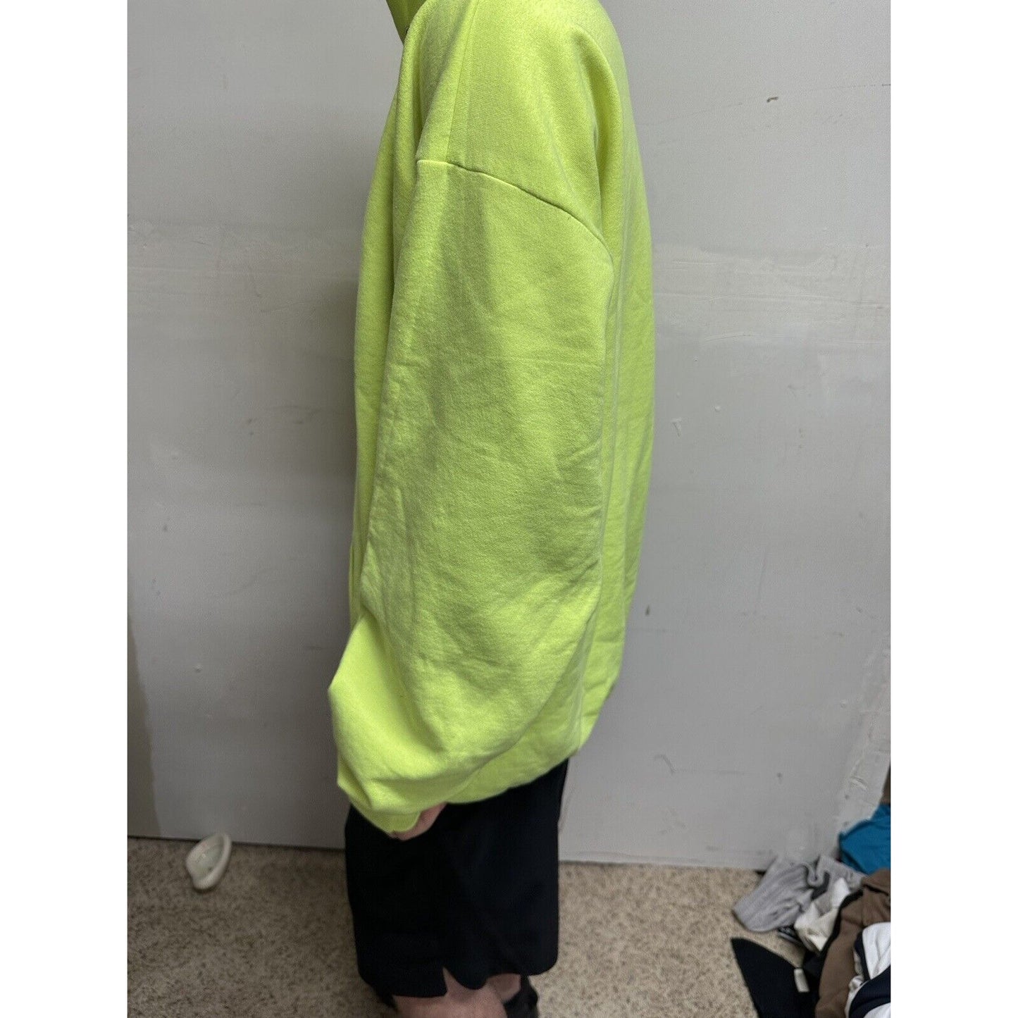 Men’s Neon Yellow Monterey California XXL Hoodie Pullover
