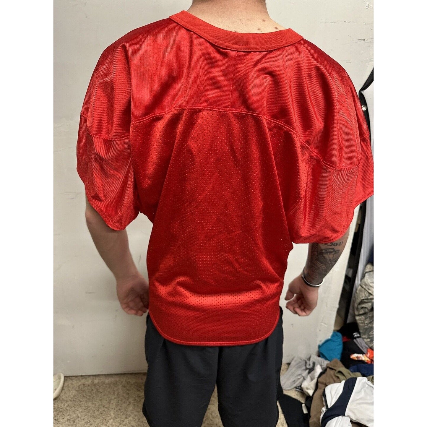 Men’s Red Nike Small Football Jersey