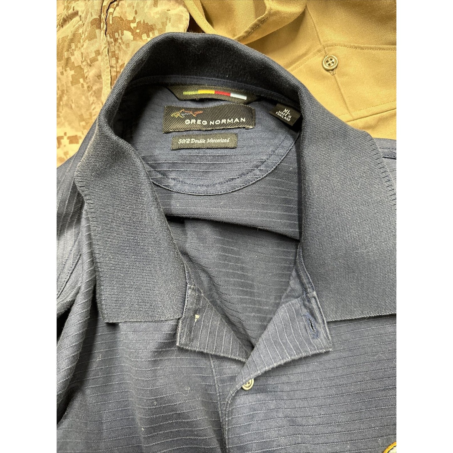 Men’s Blue San Diego Chargers Greg Normal XL Polo Shirt Dark Blue