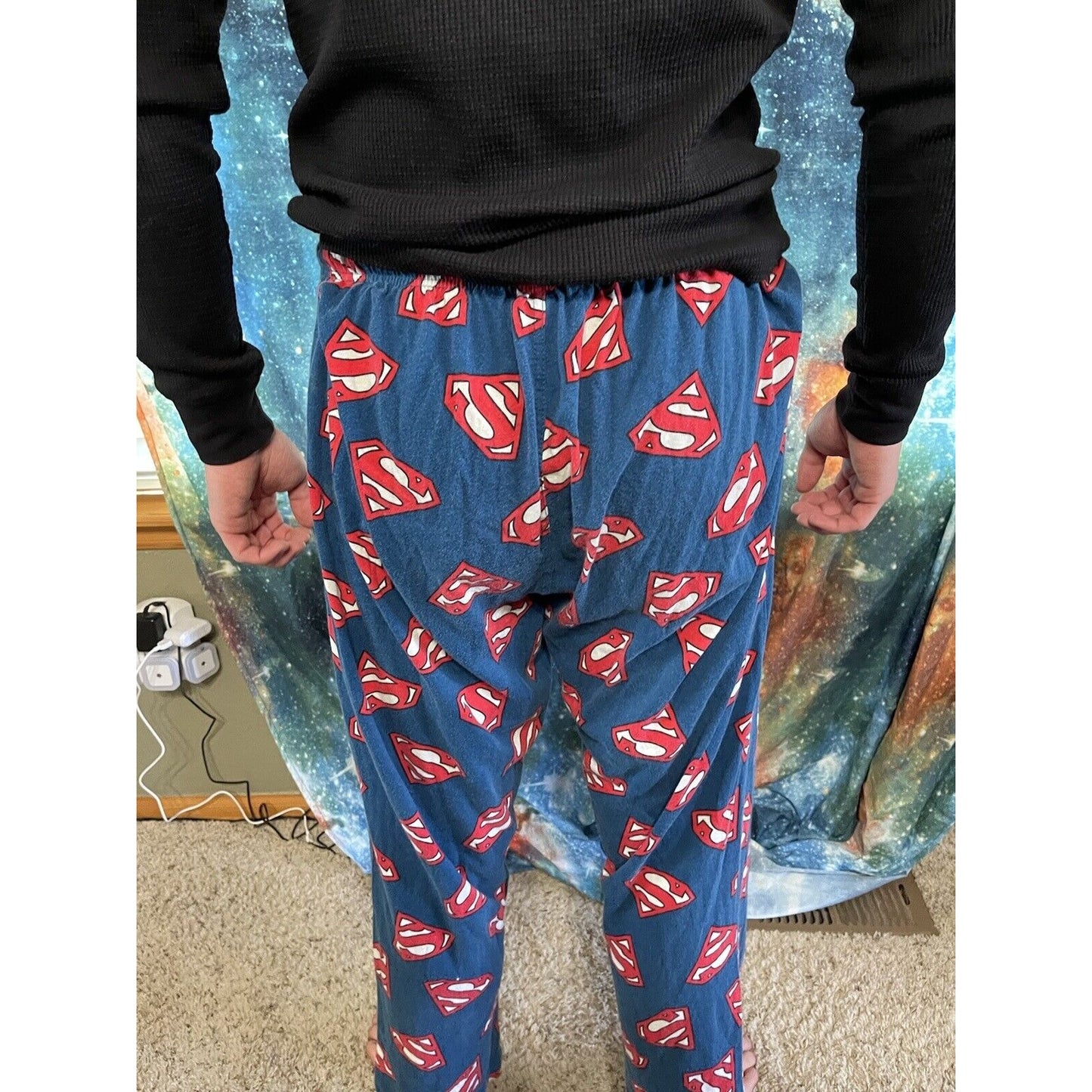 Men’s Superman Medium Sleepwear Lounge Pants