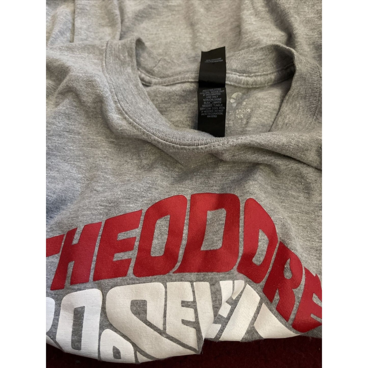 Theordore Roosevelt National Park Gray Hanes Medium t-shirt short sleeve