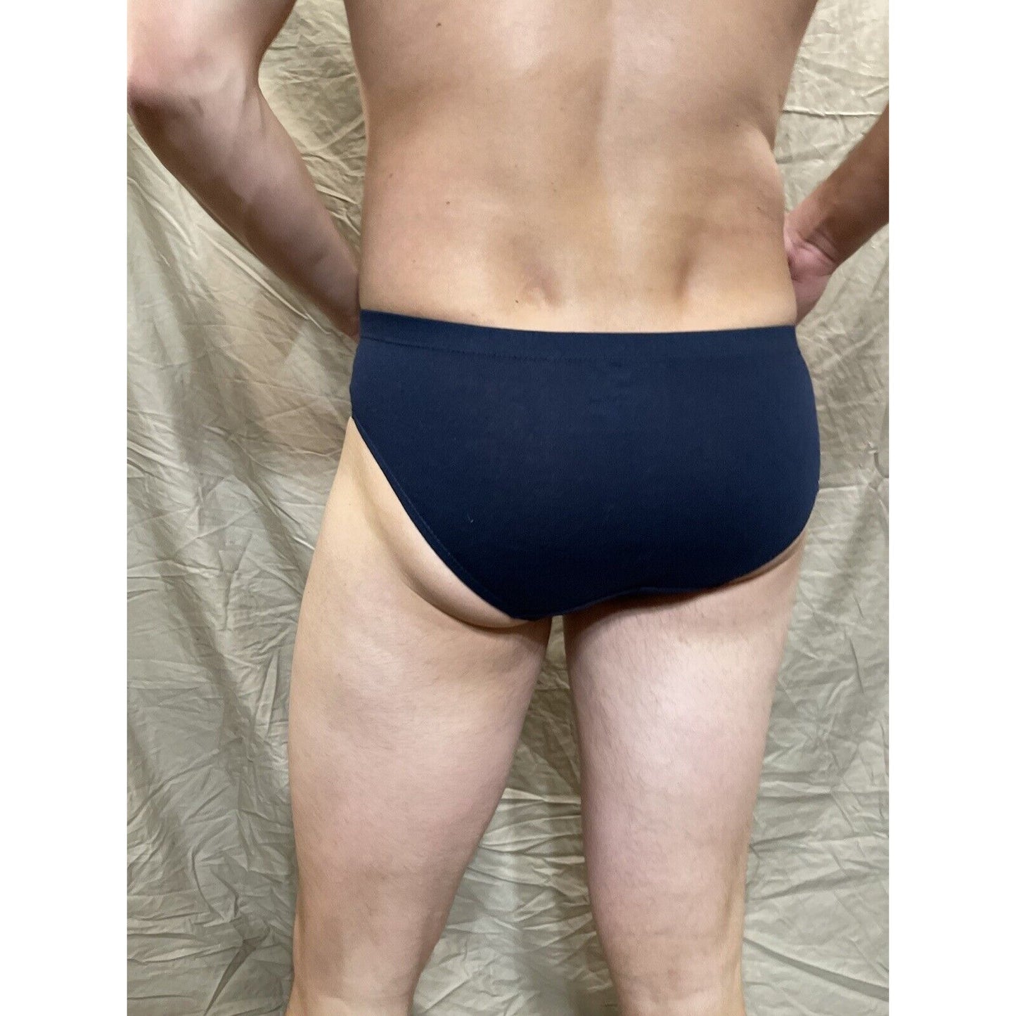 men's reebok small dark blue briefs athletic cut