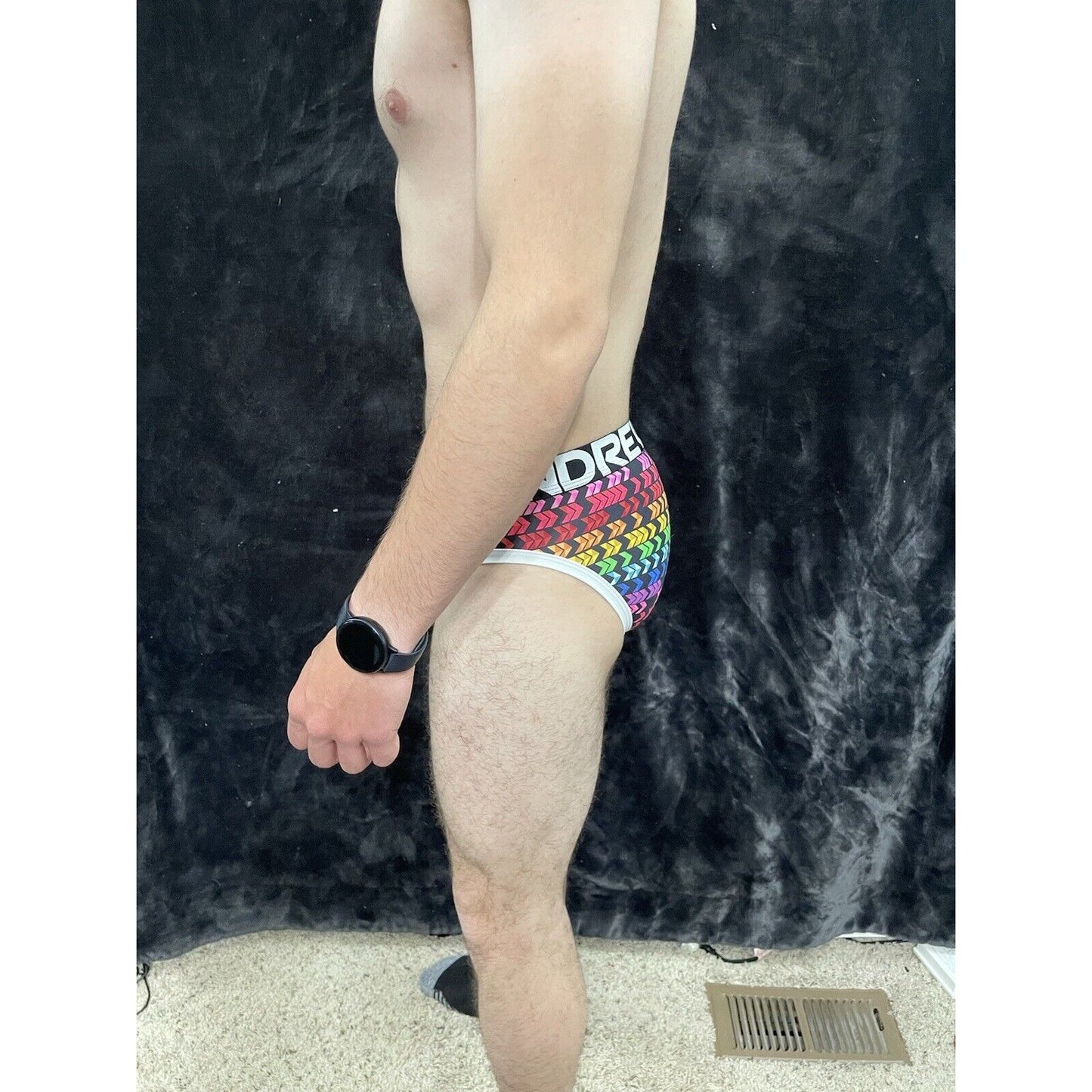 Andrew Christian Pride Arrows Brief w/ Almost Naked Mens Medium
