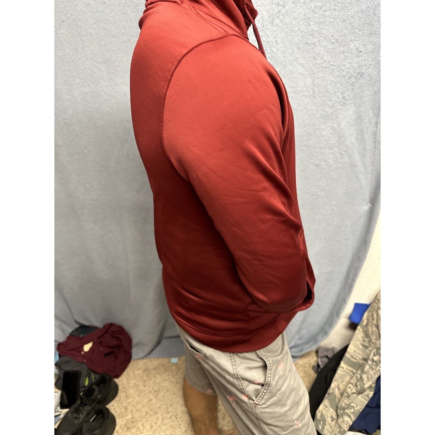 Men’s Maroon Pullover Hoodie Marine Corps Small Under Armour