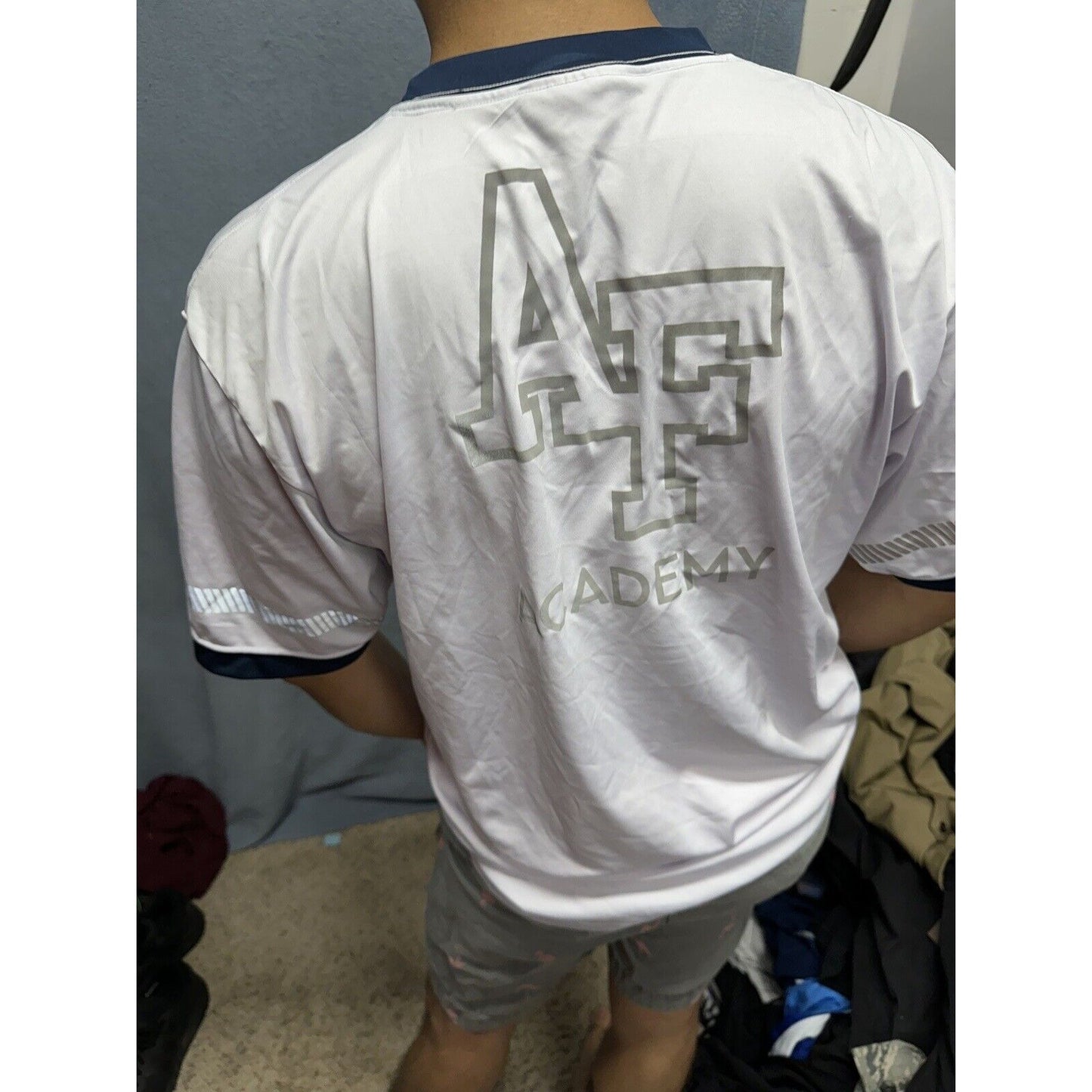 Men’s Large USAFa Air Force Academy Cadet Pt Uniform Shirt White