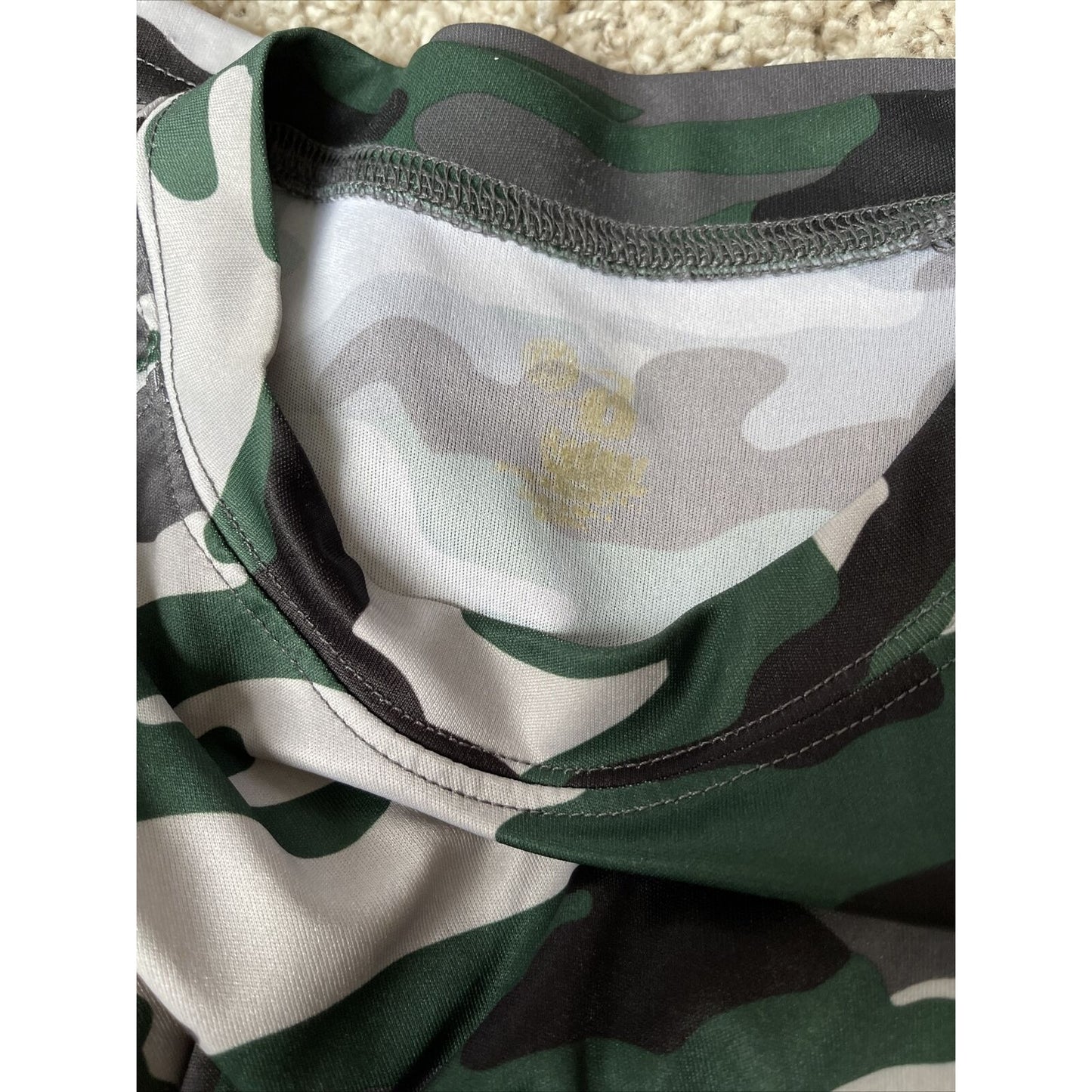 Men’s Colorado Springs Warrior Football Camo Shortsleeve tshirt medium