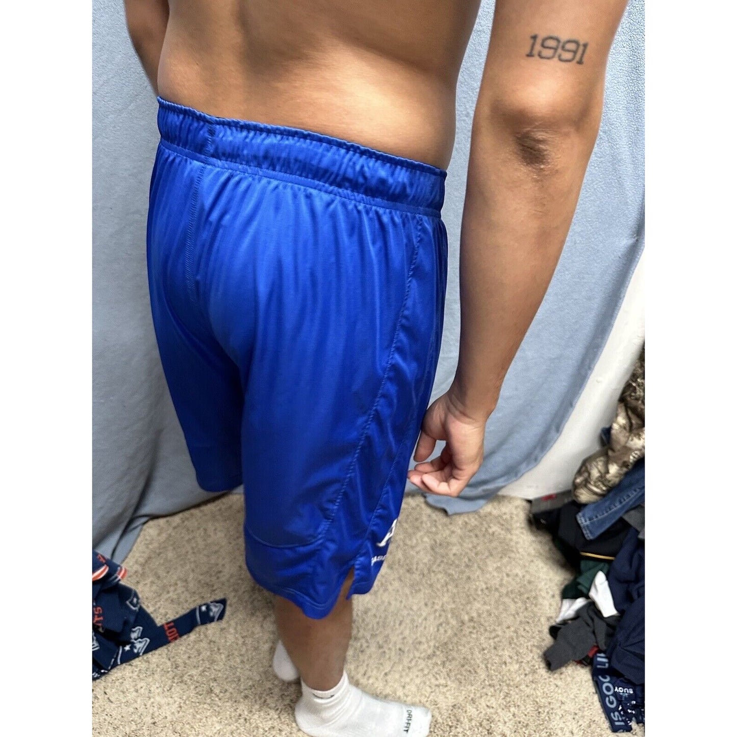 Men’s Blue Nike Dri Fit Large USAFA Air Force Academy Baseball Shorts