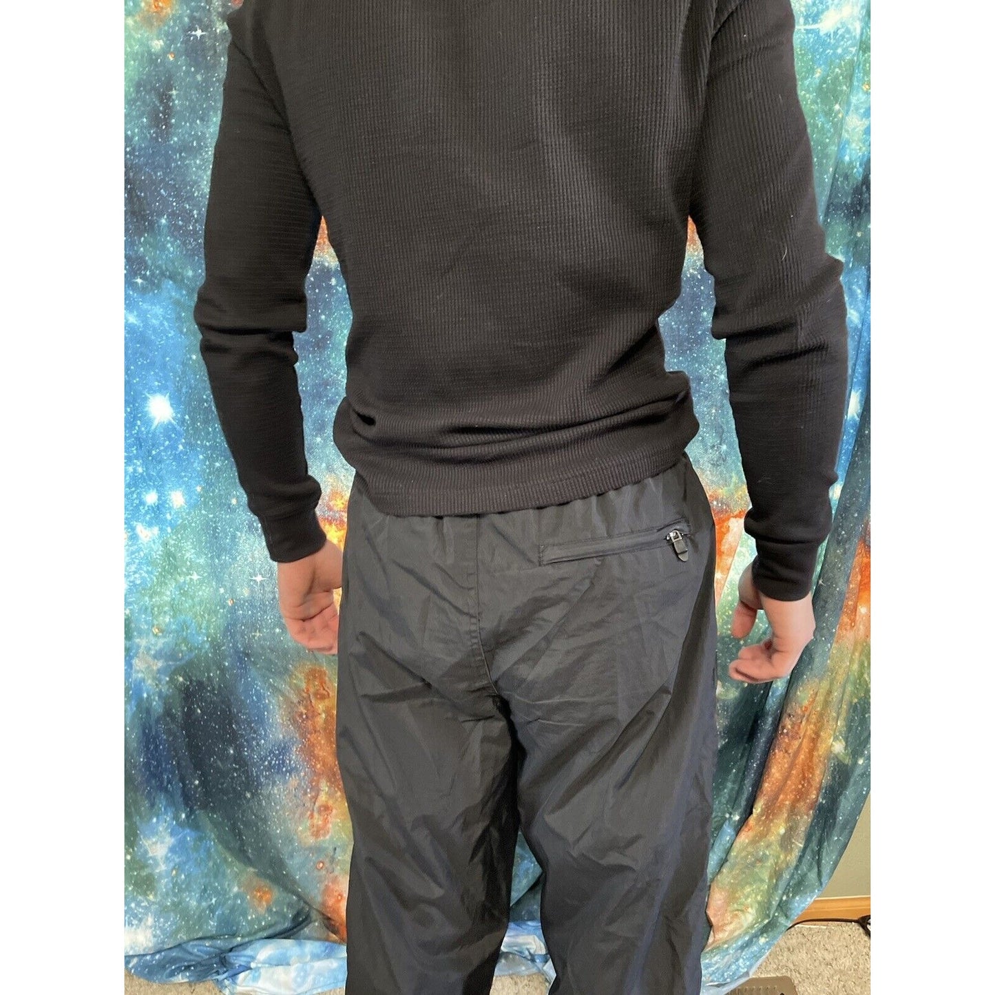 Men’s black champion medium track pants workout pants
