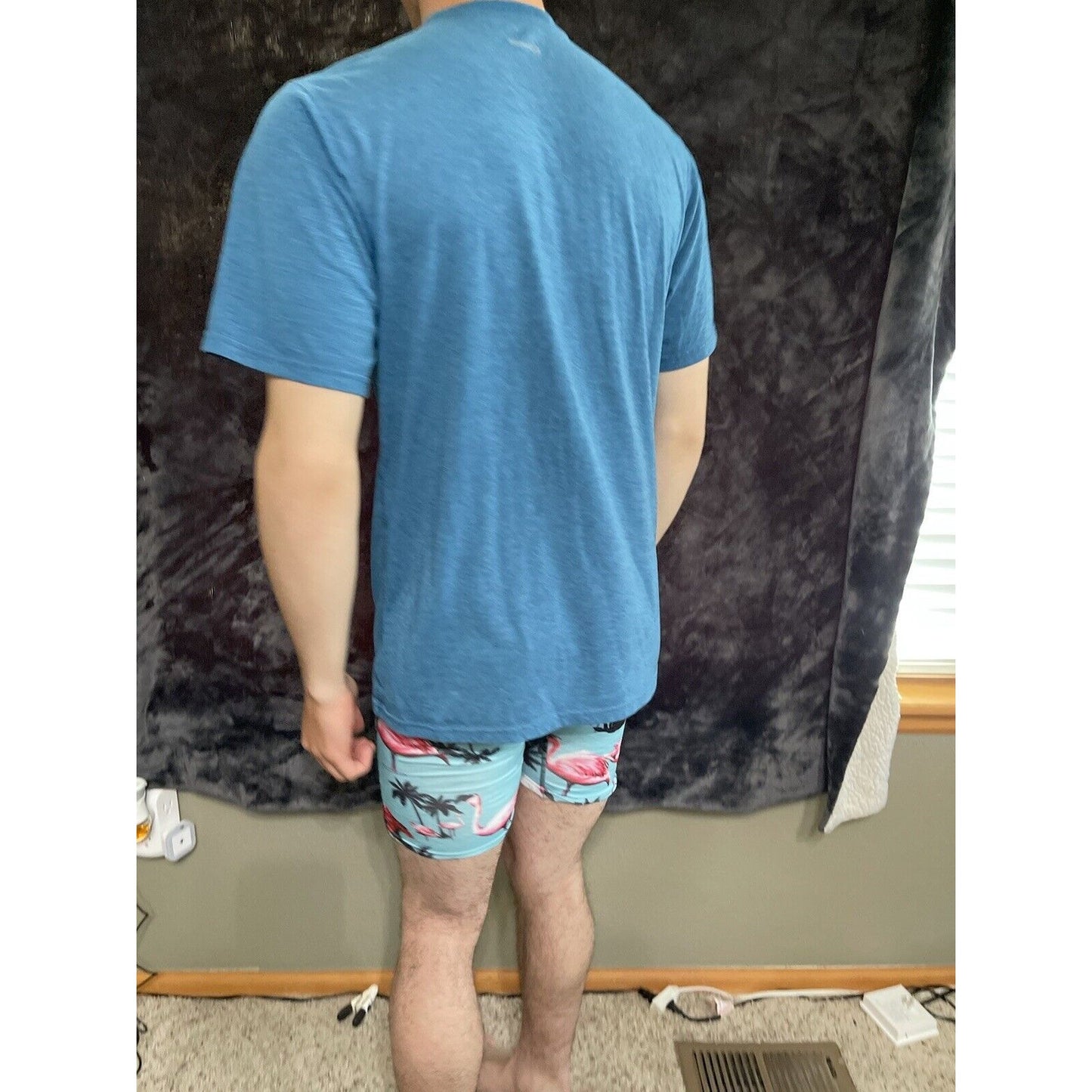 Men’s Large Russell Blue Dri Power Short Sleeve T-shirt