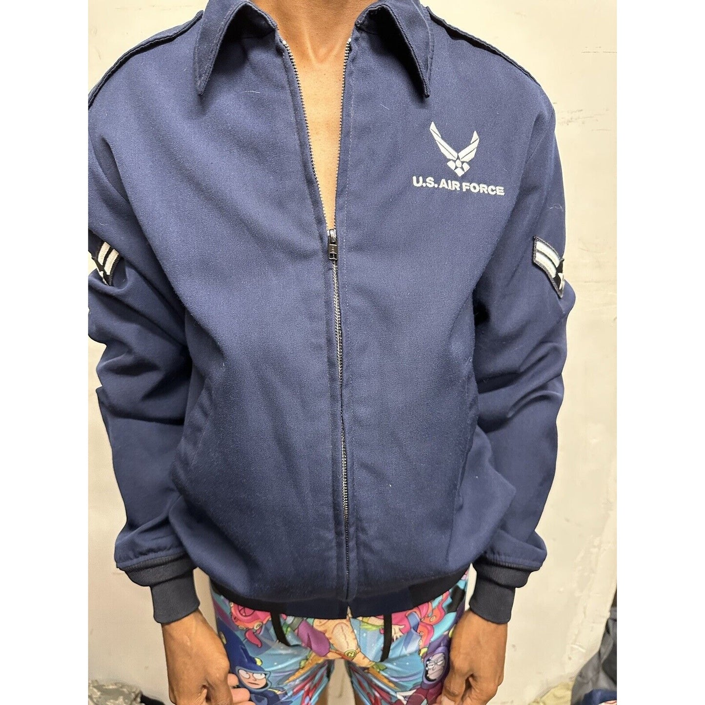 Men’s Air Force USAF Jacket Liner Missing DSCP 40XL Blues Uniform