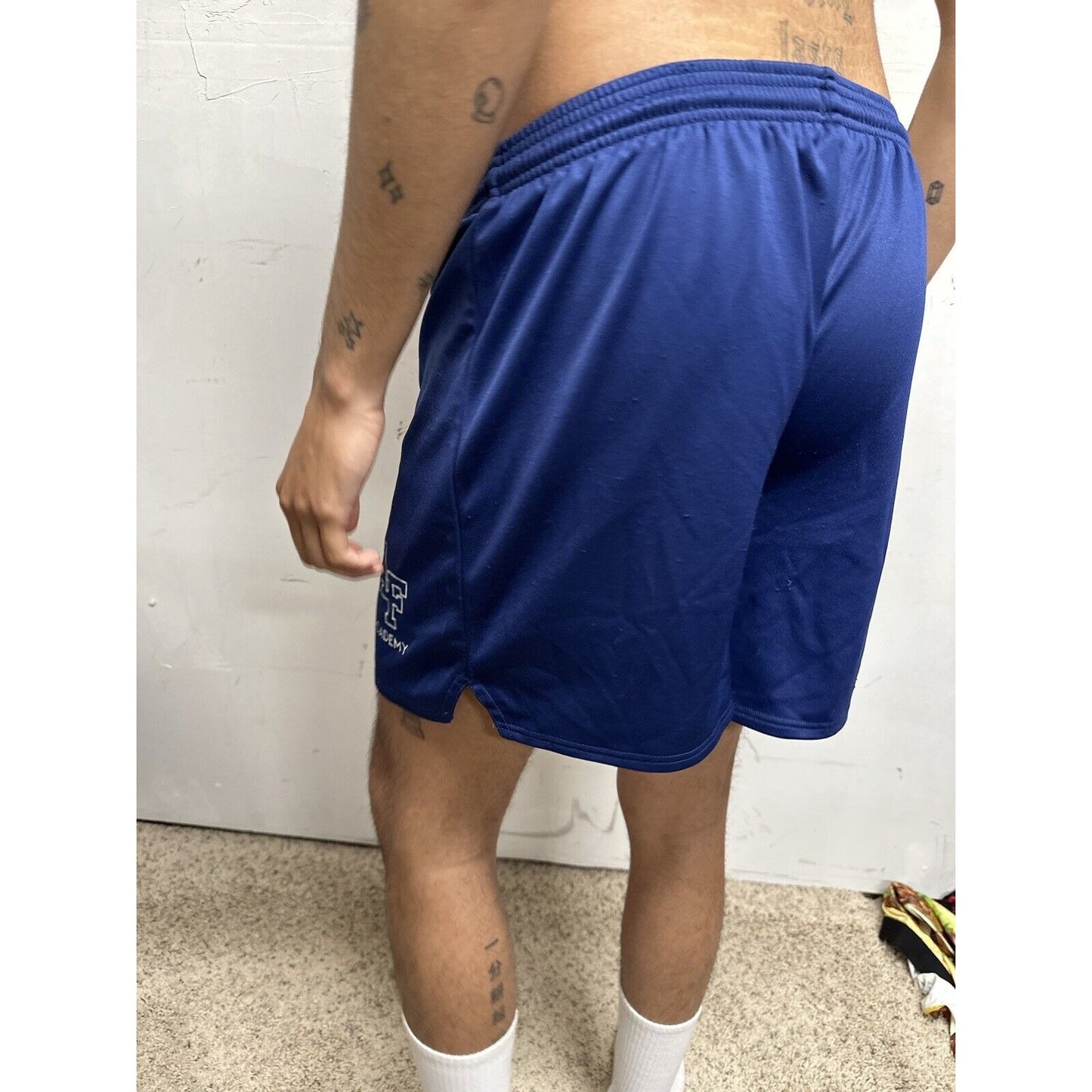 Women’s Medium USAFA Air Force Academy Cadet PT Workout Uniform Shorts Blue