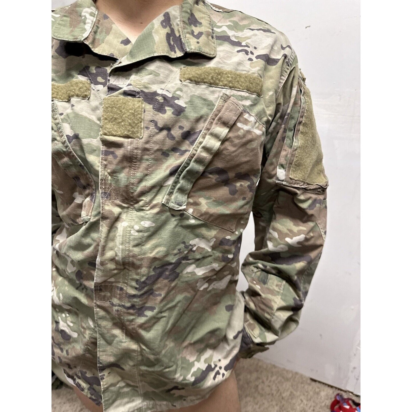 Men’s Ocp Army Combat Uniform Large Long Top Blouse Space Force