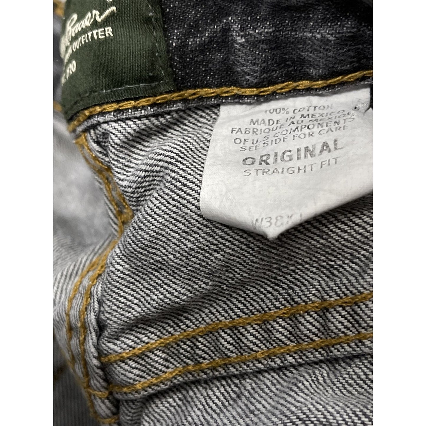 Men’s faded black Eddie Bauer original straight fit 38 x 30