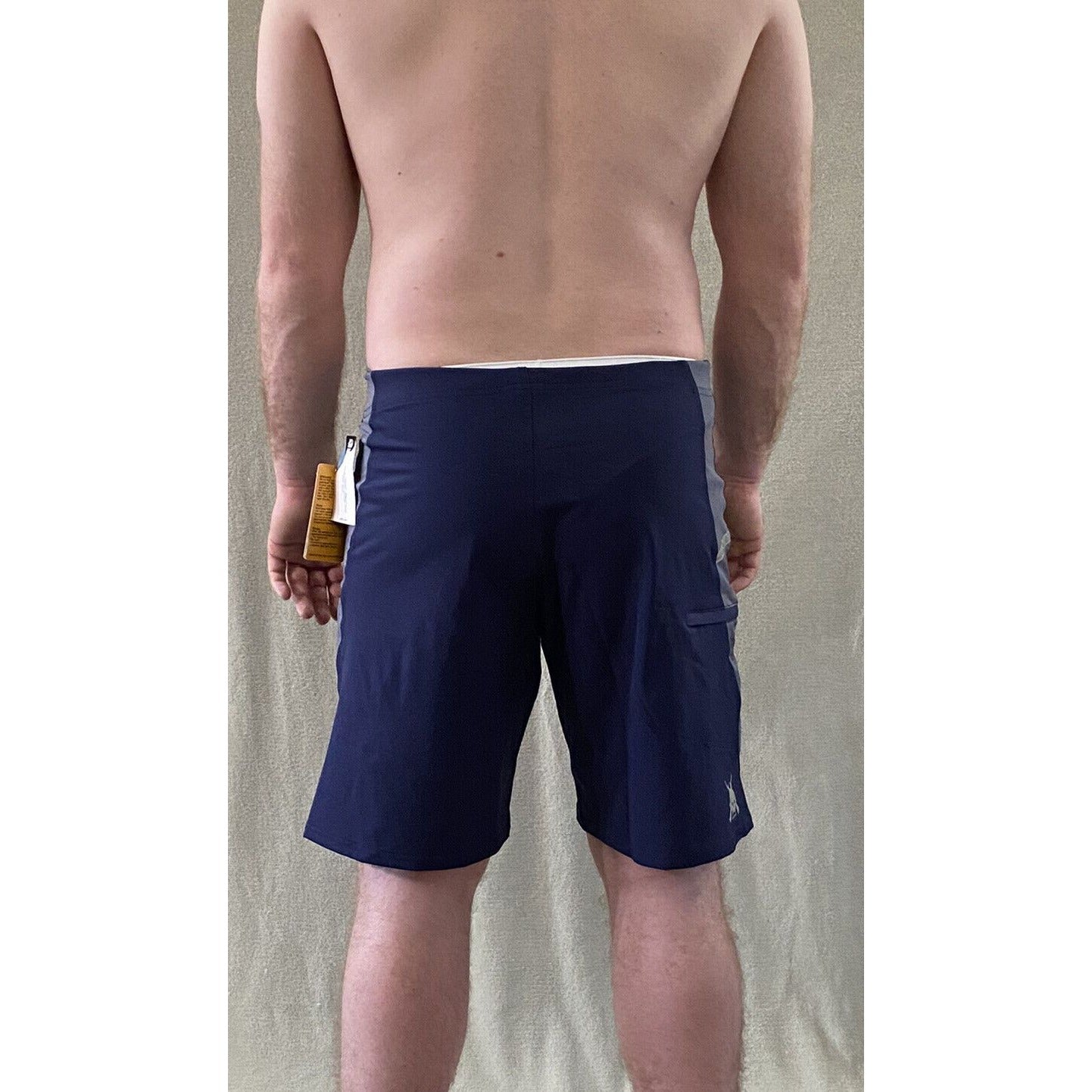 Soffe Extreme Training XT46 Men’s 34 (M) Navy Blue Gray Utility Board Shorts NWT