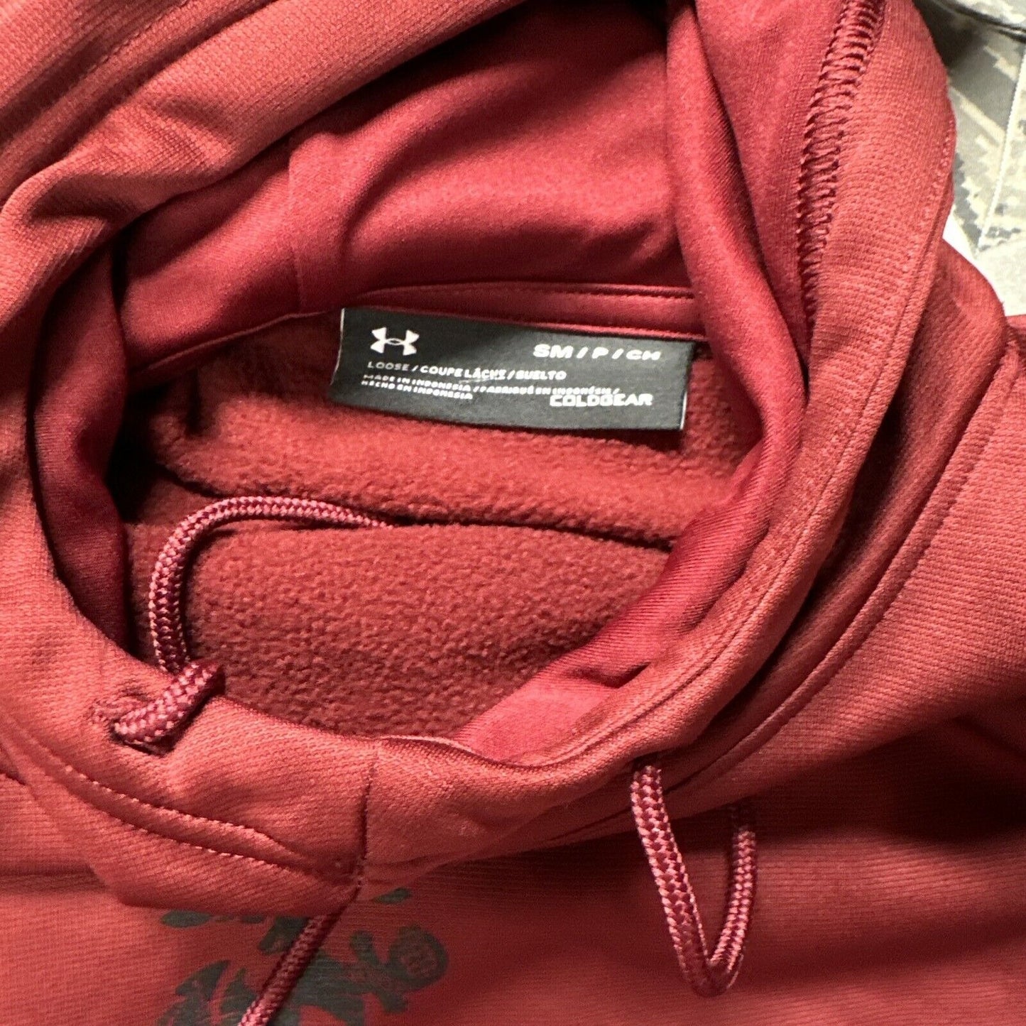 Men’s Maroon Pullover Hoodie Marine Corps Small Under Armour