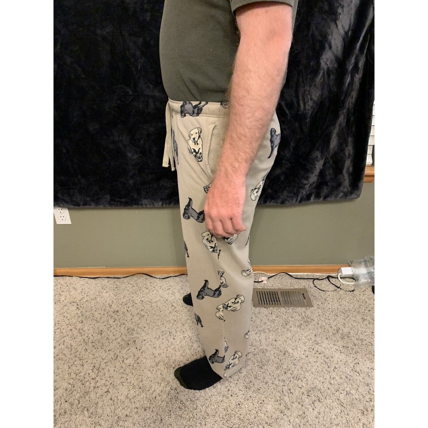 Croft & Barrow 🐕 Men’s Fleece “Dogs” PJ/ Lounge Pants M