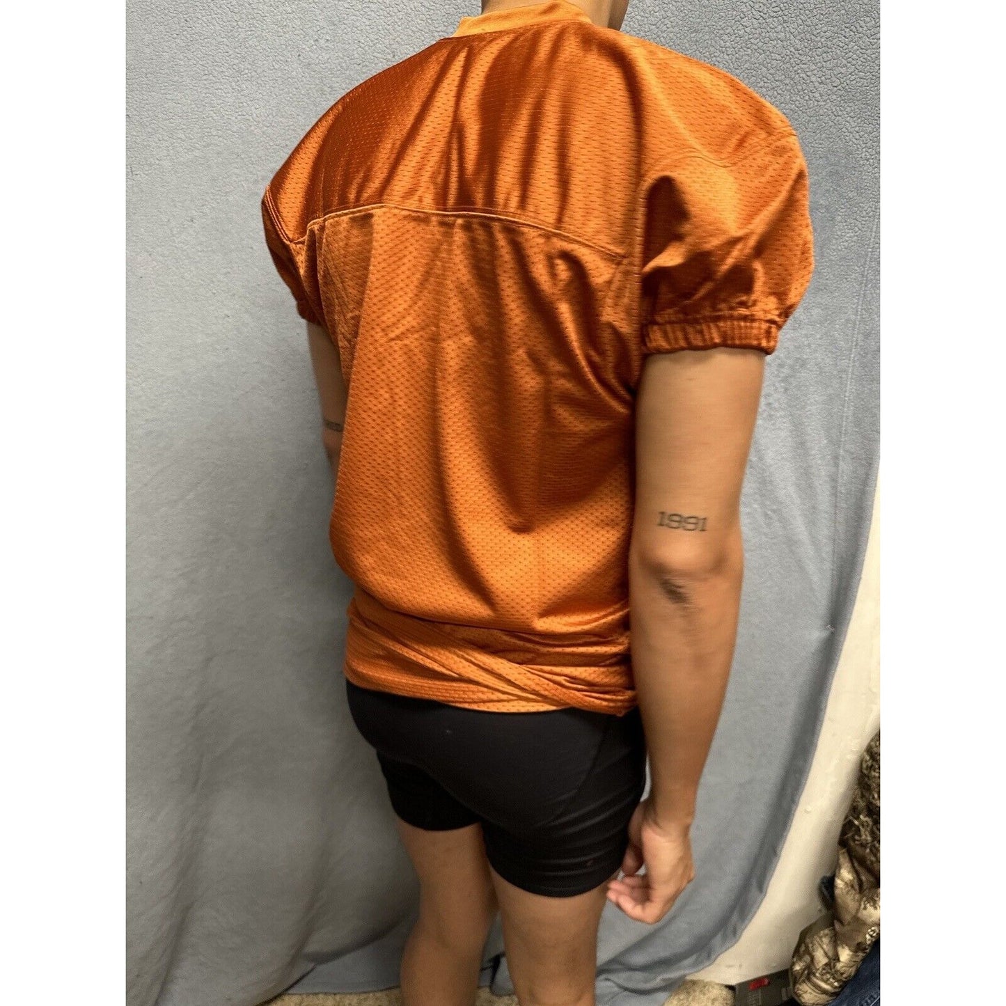 Champro Adult Audible Football Game Jersey TEXAS ORANGE MD