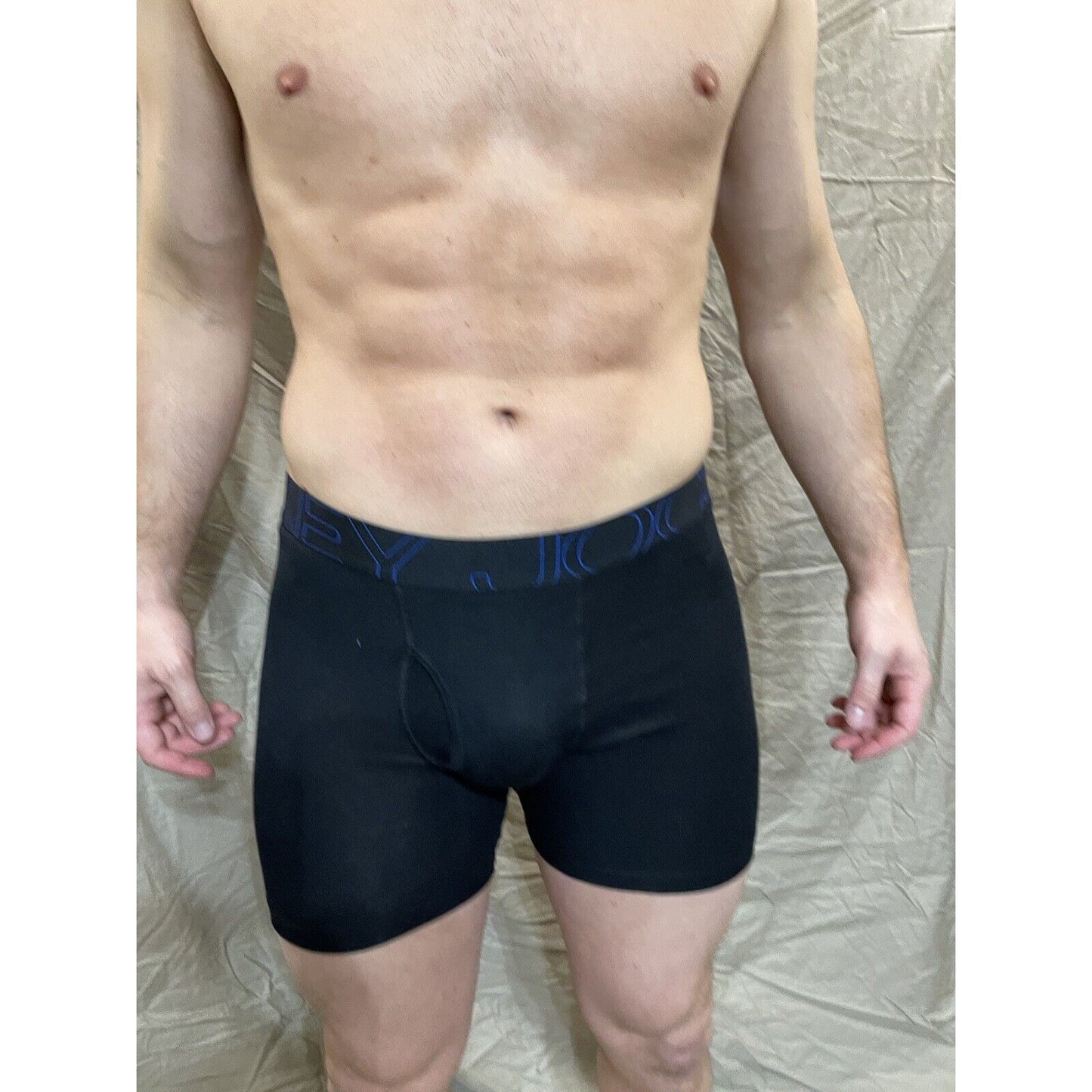 men's black jockey medium boxer briefs active blend midway brief New And Unworn