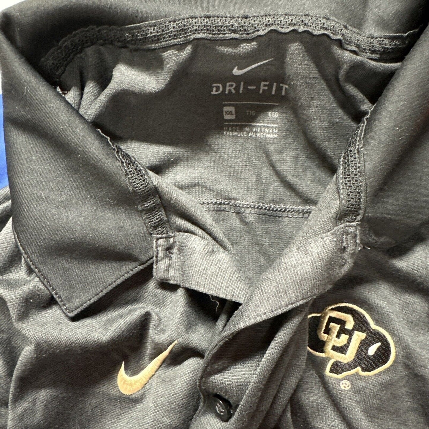 Men’s Black XXL Nike Dri Fit University Of Colorado Boulder Buffaloes Shirt