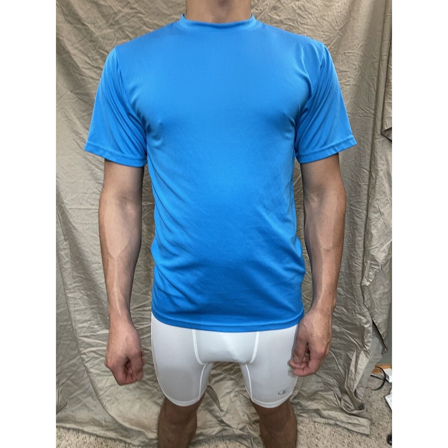 Men's Augusta Sportswear Moisture Management Athletic shirt Sky Blue Small