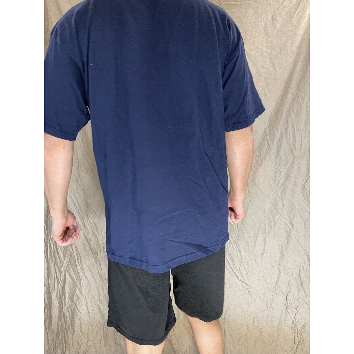 men's navy blue air force short sleeve t-shirt XL