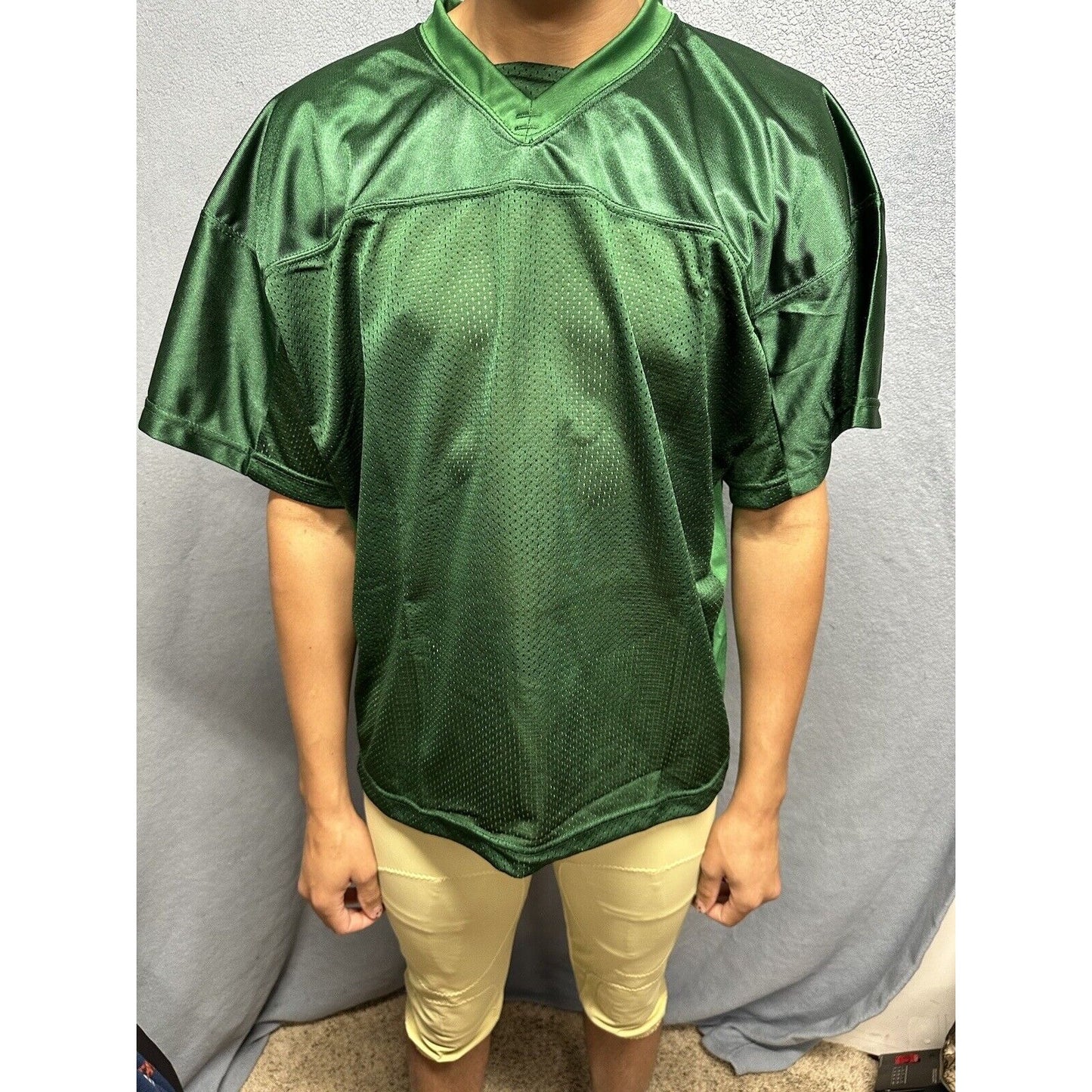 Men’s Green Champro Adult Large Football Jersey