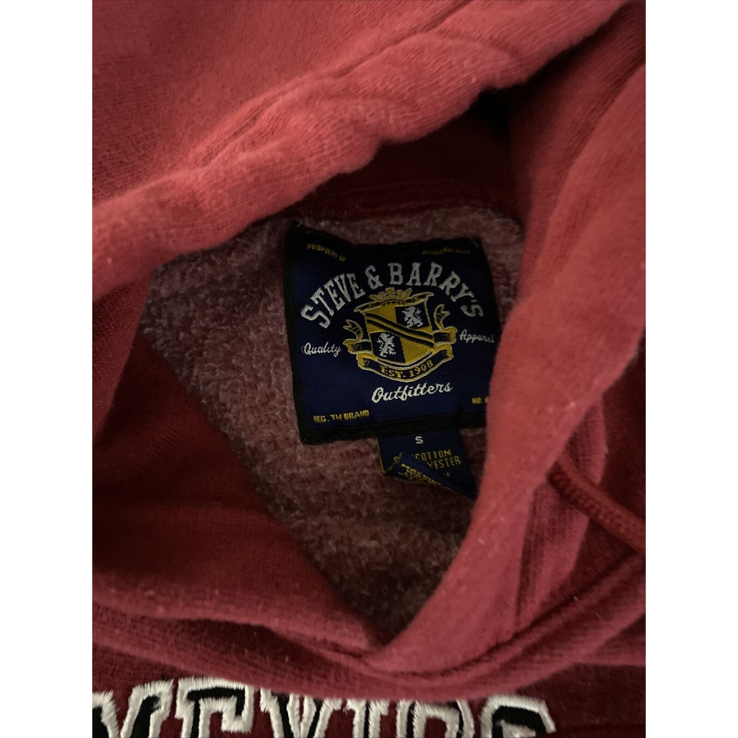 NEW MEXICO STATE Steve & Barry’s Outfitters Men’s Small Red Hoodie Pullover