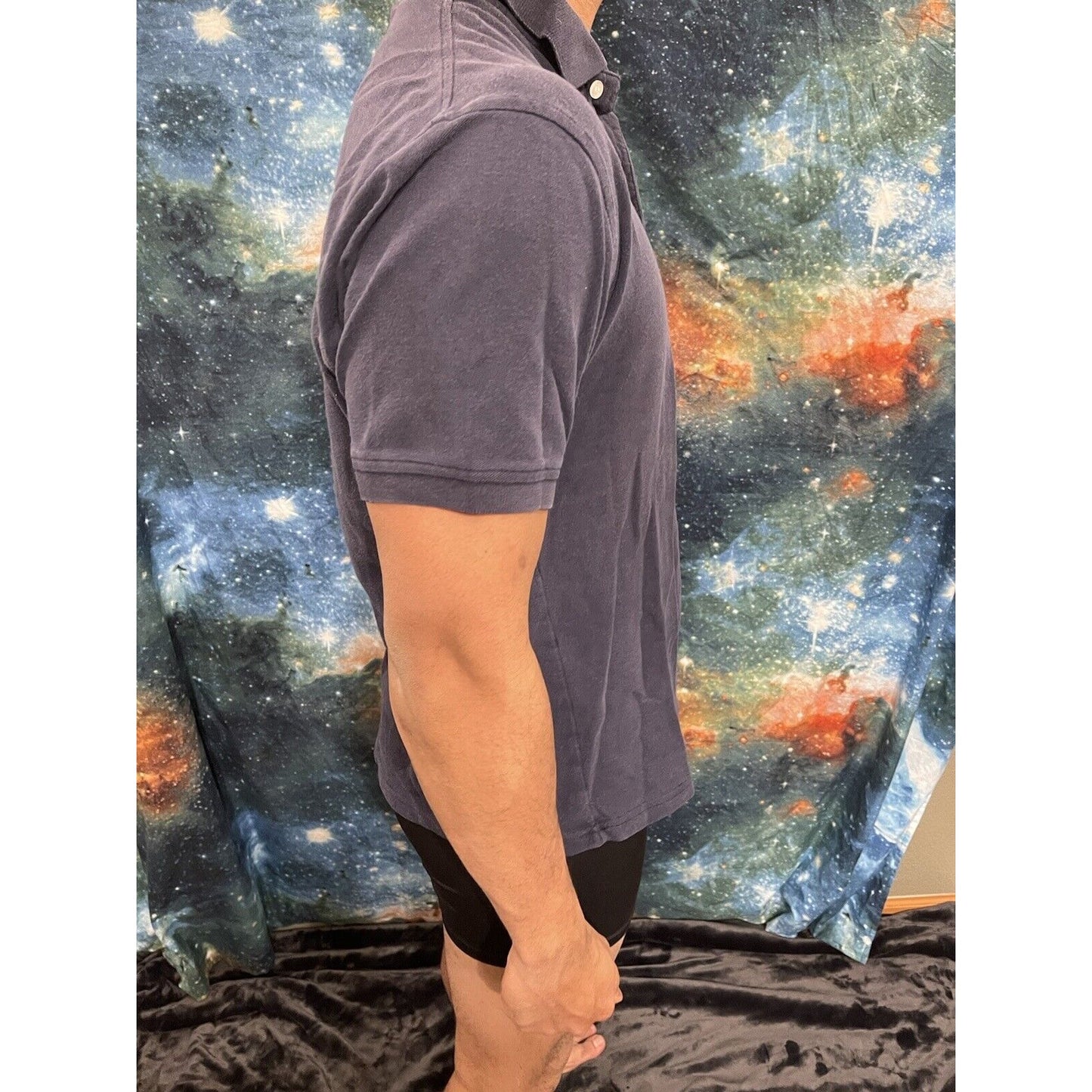 LE Best Men’s Polo Navy Blue Cabo San Lucas Mexico XL