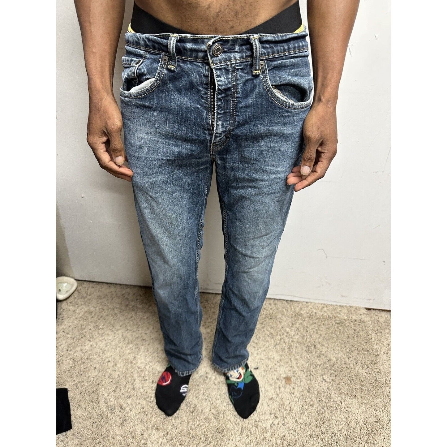 Men’s Denizen Levi’s 285 Relaxed Fit 32 X 32 Blue Jeans