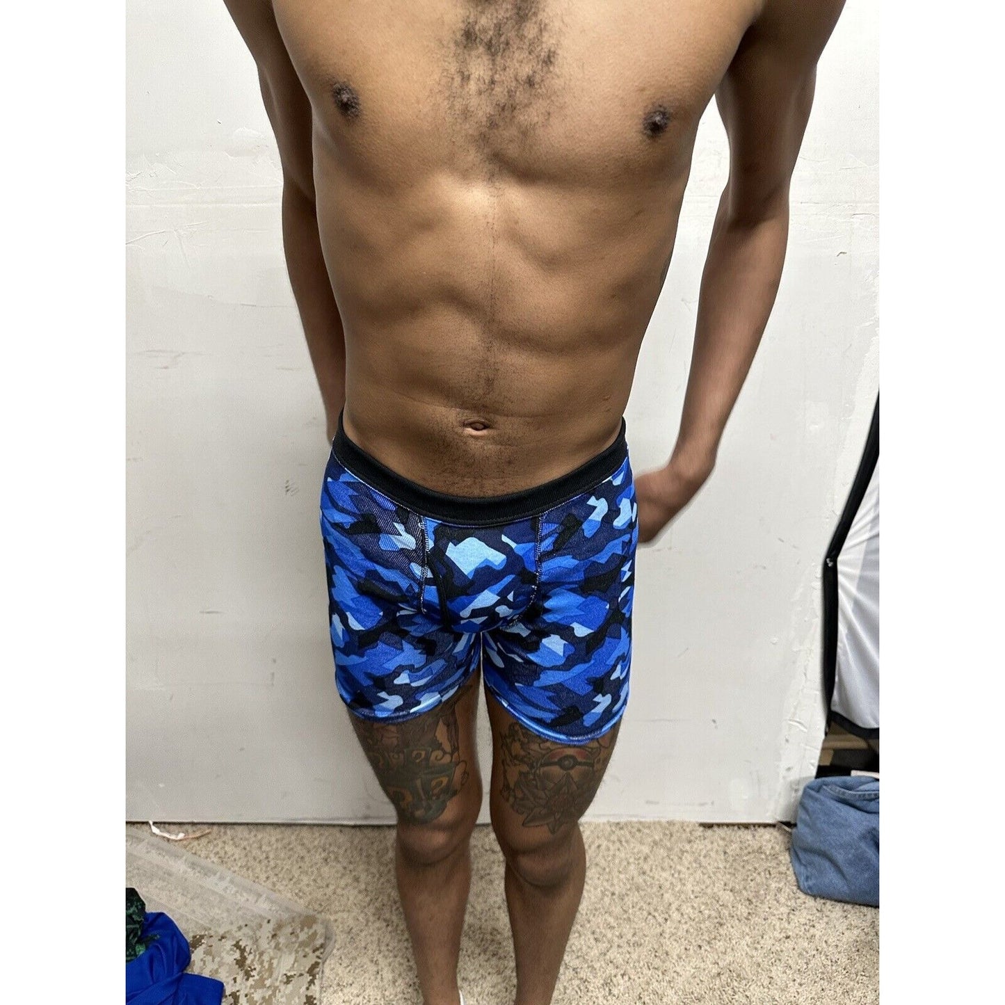 Boys XL blue Camo Hanes boxer briefs