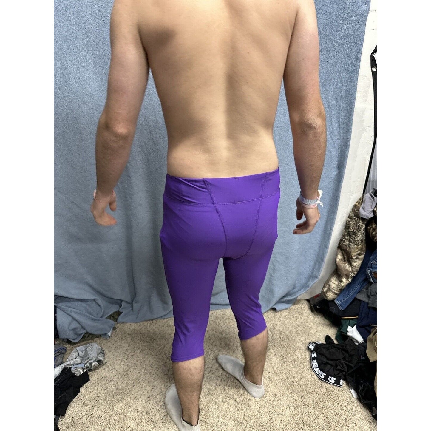 Men’s Rawlings Football Pants Medium Purple