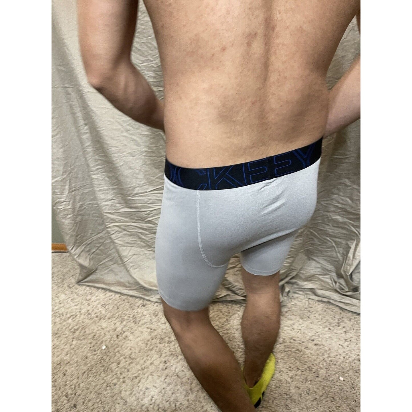 men's gray jockey boxer briefe medium Active blend