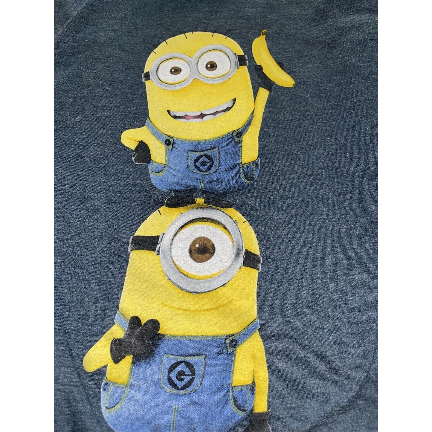 Men’s 2XL Despicable Me Minions Banana blue t shirt